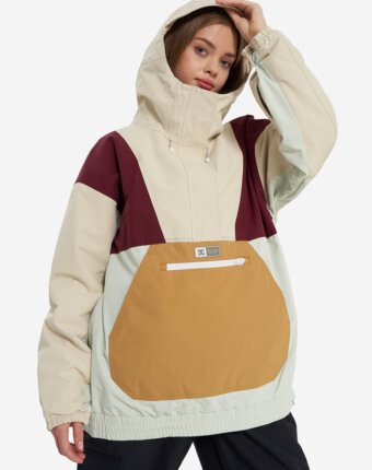 Анорак сноубордический женский DC Shoes Chalet, Мультицвет женщинам