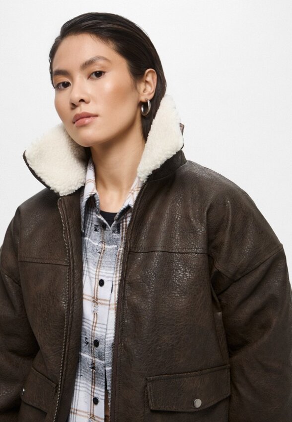 Куртка кожаная утепленная Befree