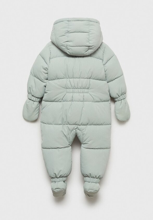 Комбинезон утепленный, варежки и пинетки Mango Kids