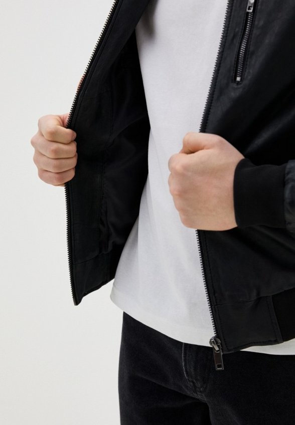 Куртка кожаная Urban Fashion for Men
