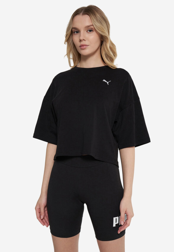 Футболка женская PUMA Wardrobe Ess, Черный