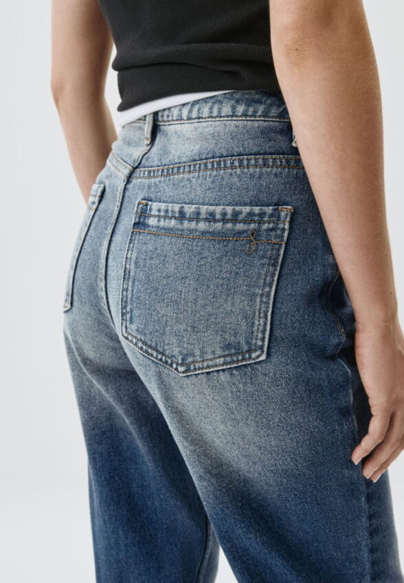 Утепленные джинсы Straight Fit
