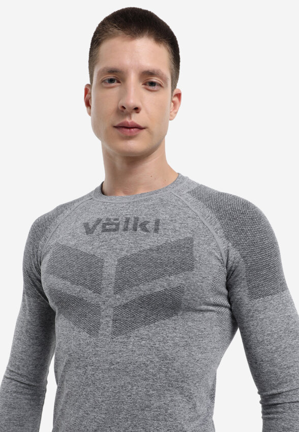 Термобелье верх компрессионное мужское Volkl, Серый