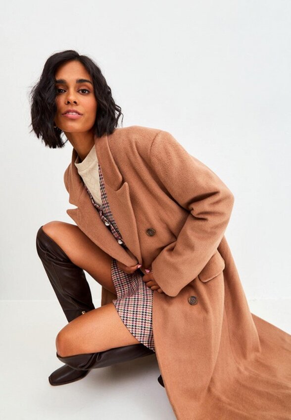 Пальто двубортное Droid&I