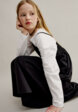 Платье миди на бретелях для девочек1  - превью