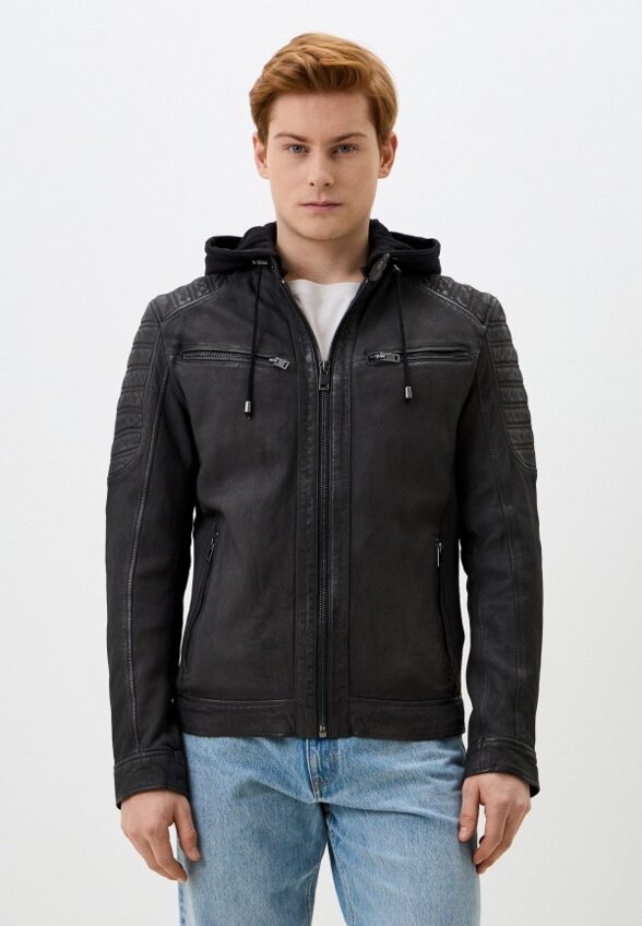 Куртка кожаная Jorg Weber
