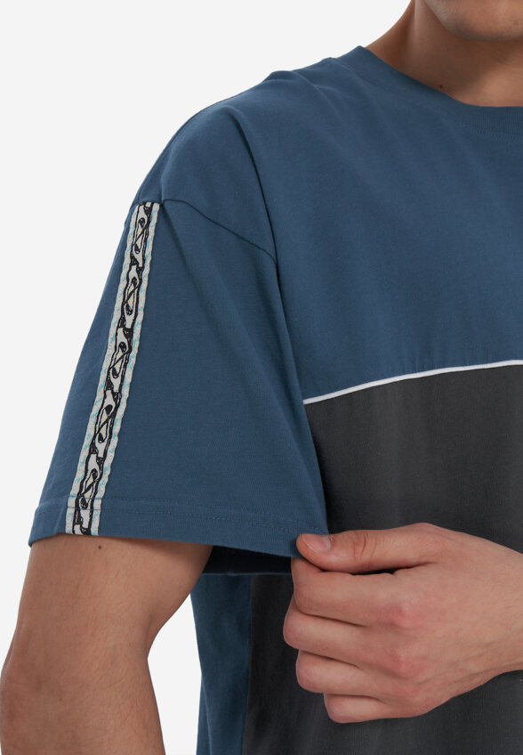 Футболка мужская Quiksilver Global Heat Color Block, Серый