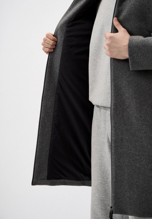 Пальто однобортное EA7