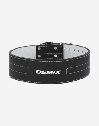 Пояс для пауэрлифтинга с пряжкой Demix, (2 иглы), Черный женщинам