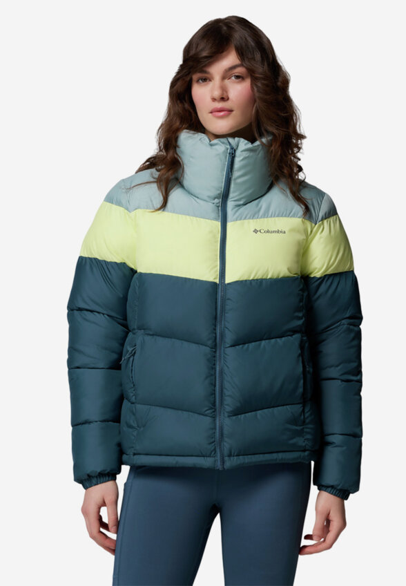 Куртка утепленная женская Columbia Puffect II Colorblock Jacket, Голубой
