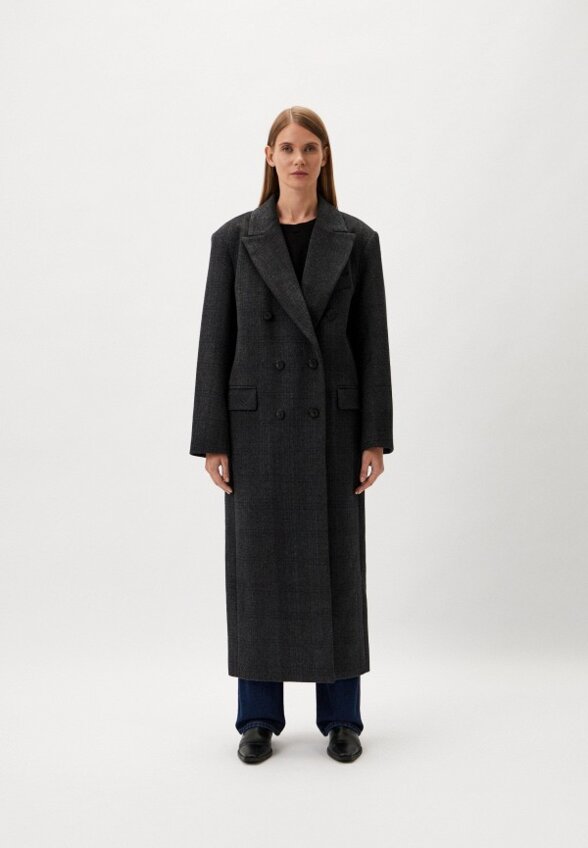 Пальто двубортное BLCV