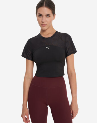 Футболка женская PUMA Lace, Черный женщинам