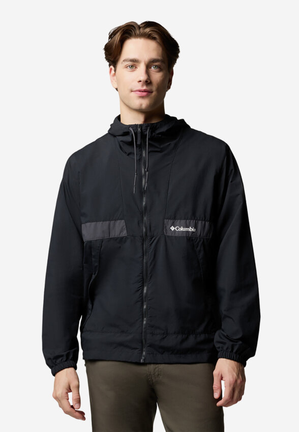 Ветровка мужская Columbia Spire Valley Hooded Windbreaker, Черный