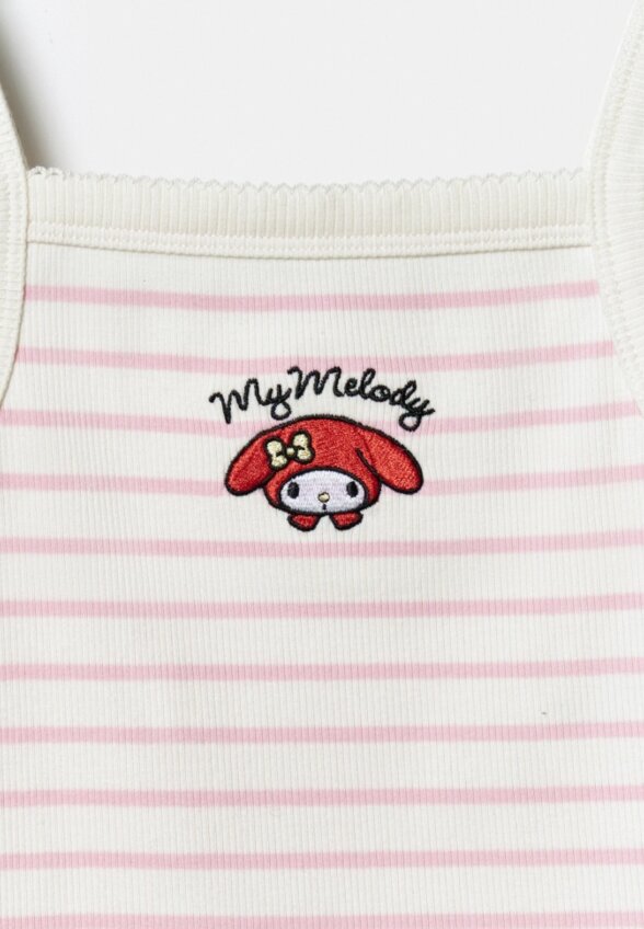 Топ с вышивкой Hello Kitty My Melody для девочек