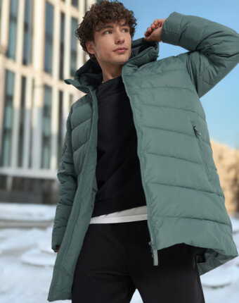 Пуховик мужской Demix, Серый женщинам