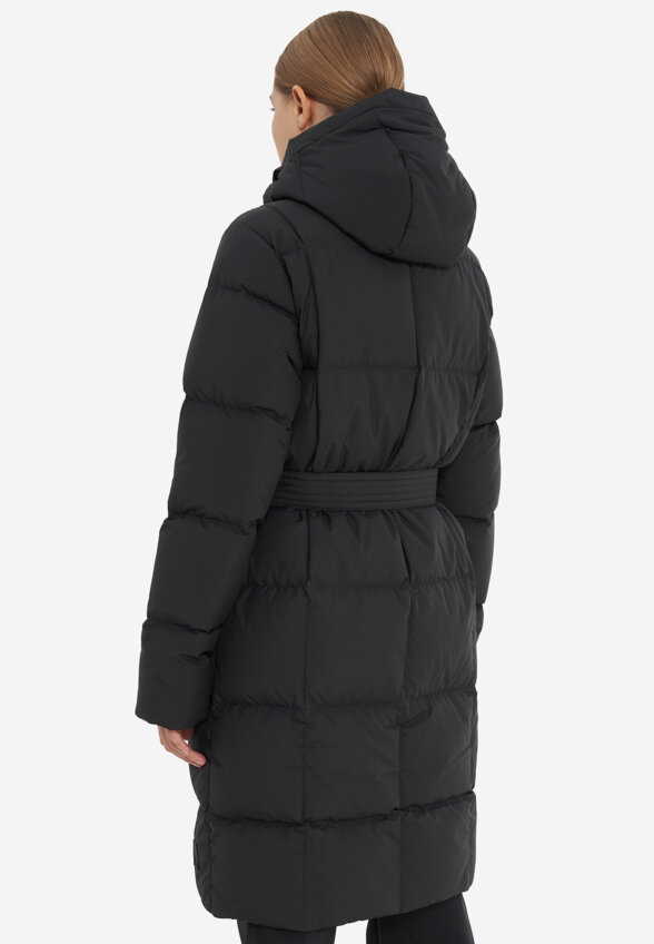 Пальто пуховое женское Jack Wolfskin Frozen Lake, Черный