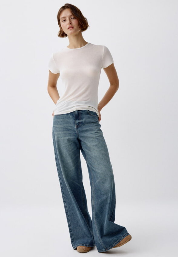 Джинсы WIDE LEG