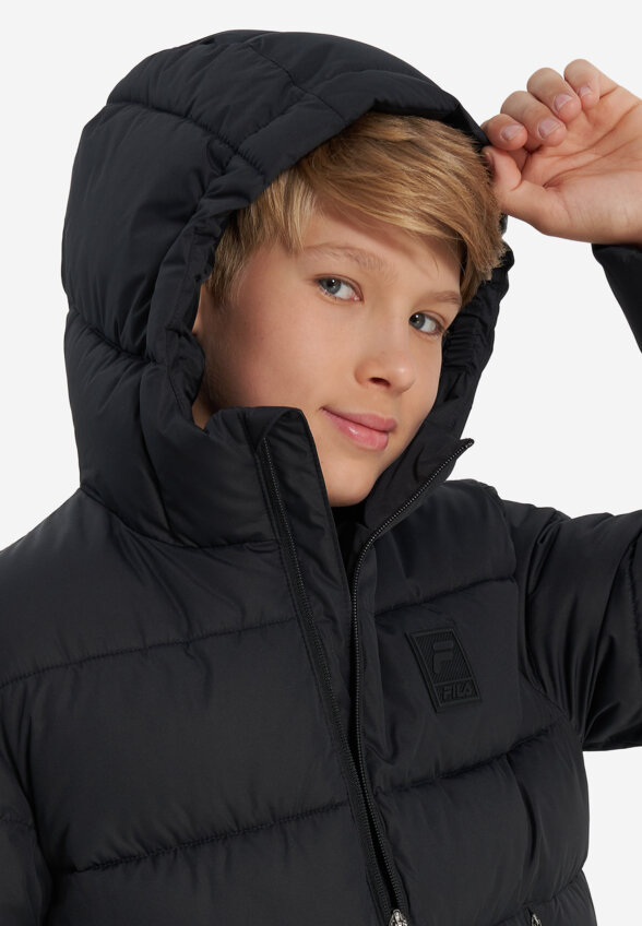 Пуховик для мальчиков FILA, Черный