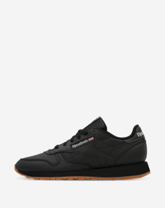 Кроссовки женские Reebok Classic Leather, Черный женщинам