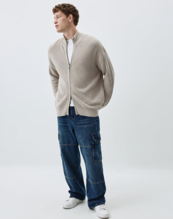 Джинсы карго BAGGY FIT со средней посадкой мужчинам