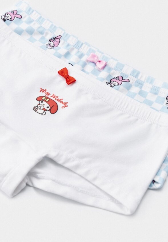 Набор из 2 трусов-шортиков с принтом Hello Kitty My Melody для девочек