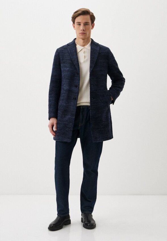 Пальто однобортное Van Cliff