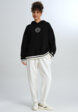 Худи женское оверсайз Reebok Lawn Club, Черный4  - превью