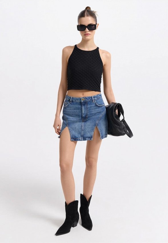 Юбка джинсовая Love Republic