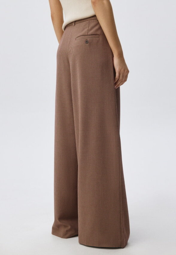 Брюки wide leg из костюмной ткани