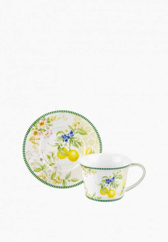 Чашка с блюдцем Elan Gallery