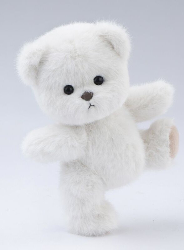 Медведь Lina TeddyTales длинношерстный, M, крем-брюле, 20 см