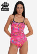 Купальник слитный женский Joss x Swim Rocket, Розовый1  - превью