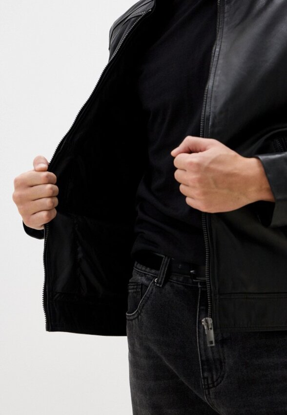 Куртка кожаная Urban Fashion for Men