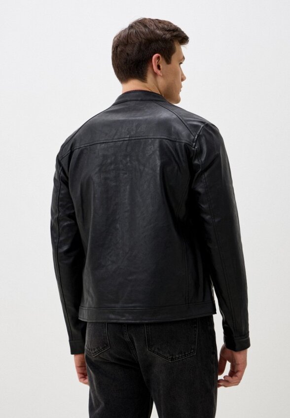 Куртка кожаная Jack & Jones