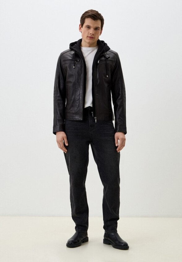 Куртка кожаная Jorg Weber