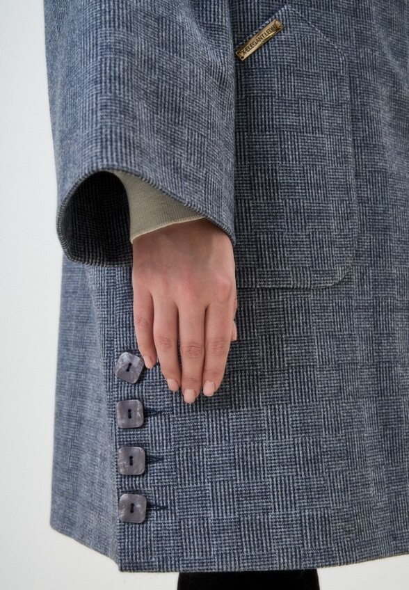 Пальто однобортное Gaxgax