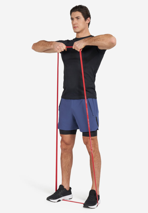 Лента силовая Demix, 15-25 кг, Красный