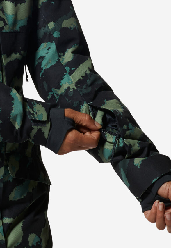 Куртка горнолыжная женская Mountain Hardwear Cloud Bank Gore Tex, Зеленый