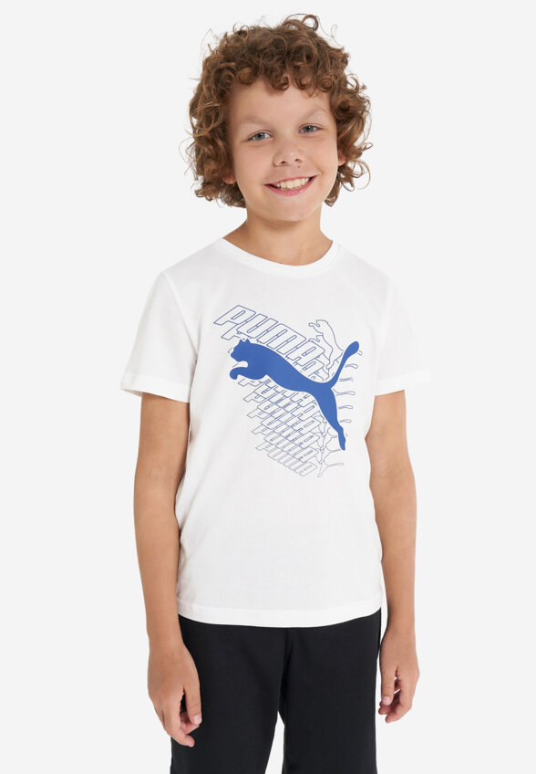 Футболка для мальчиков PUMA Graphics Cat, Белый