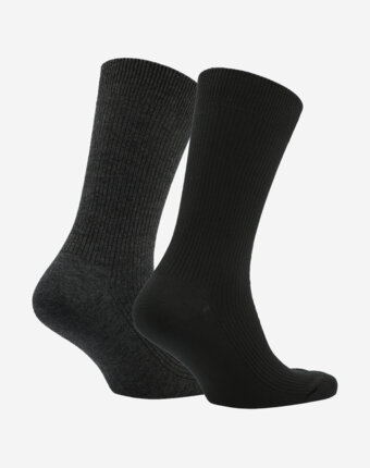 Носки Columbia Ribbed crew DC, 2 пары, Черный женщинам