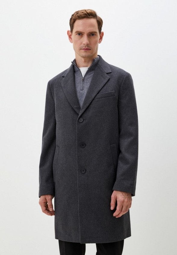 Пальто однобортное Mango Man