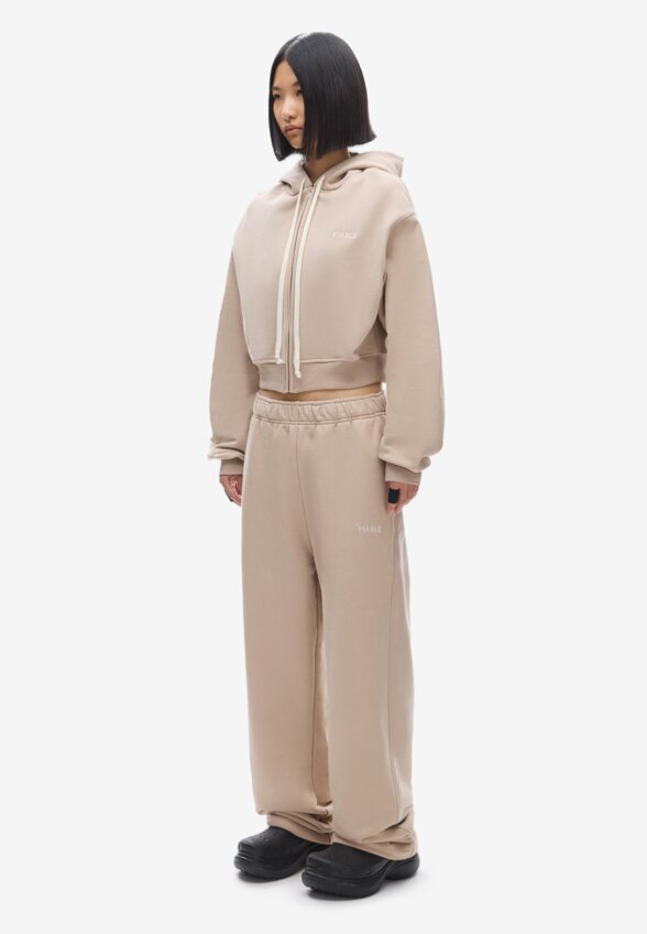 Худи zip crop Uniform Beige Calf FABLE