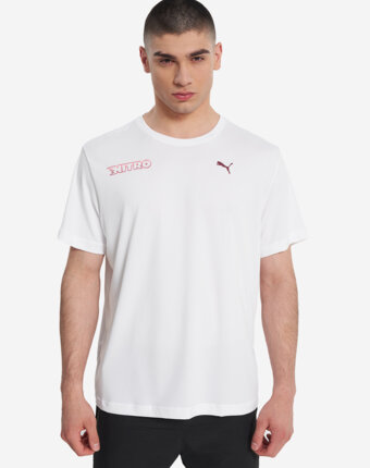 Футболка мужская PUMA Nitro Illustration Graphic, Белый женщинам