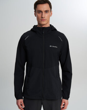 Ветровка мужская Columbia Columbia Tech II Wind Full Zip, Черный женщинам