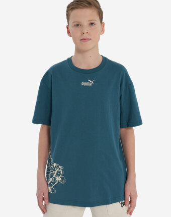 Футболка для мальчиков PUMA Mid90 S, Синий женщинам