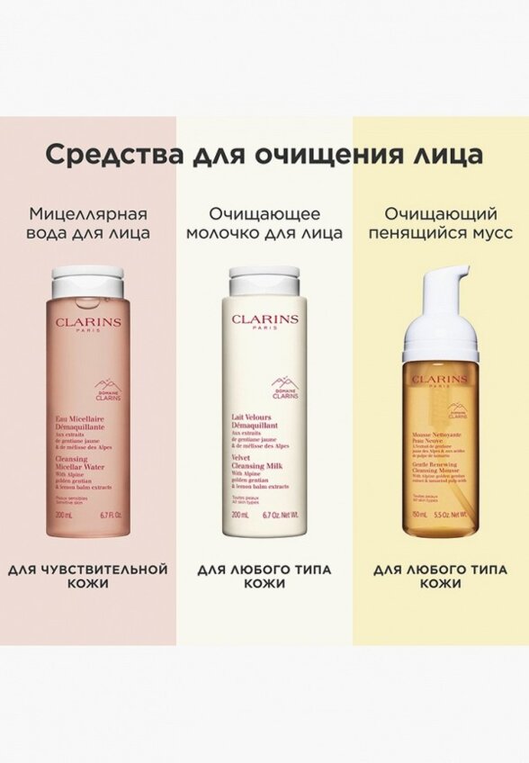 Мусс для умывания Clarins