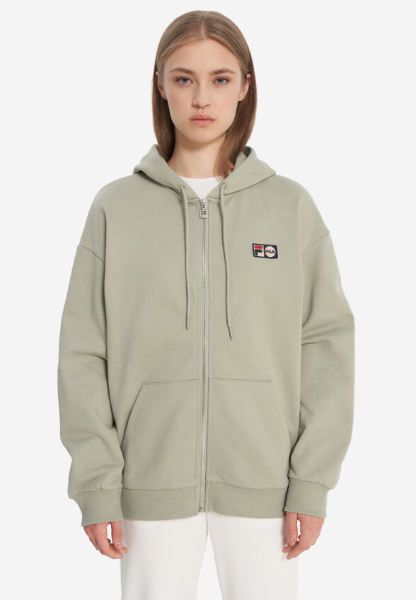 Толстовка женская оверсайз FILA, Зеленый