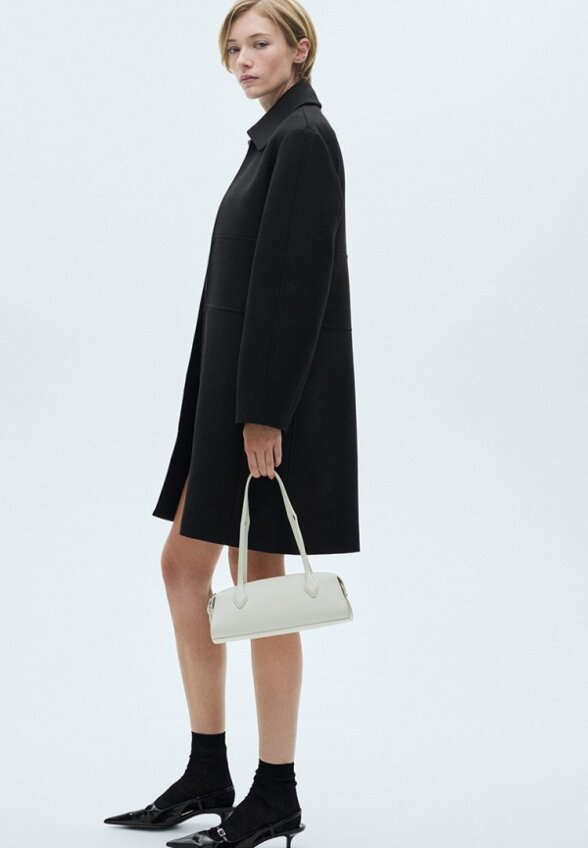 Пальто однобортное Mango