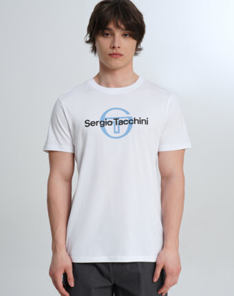 Футболка мужская Sergio Tacchini Essenziale, Белый женщинам