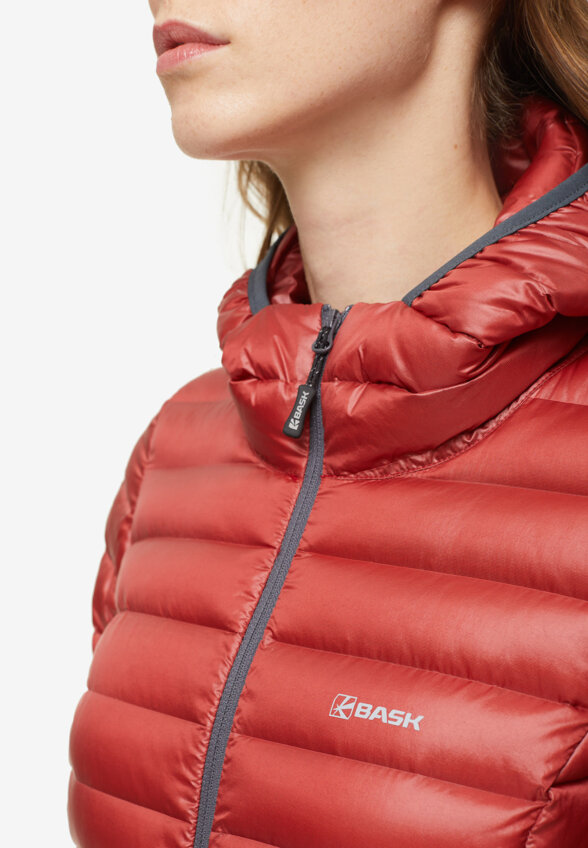 Ультралегкий пуховик женский Bask Chamonix Light V2, Красный
